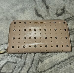 Miu Miu Studded Wallet